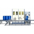Straight-line hydraulic oil filling line